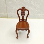 Chaise compacte et portable pour maison de poupe, ensemble de table a manger, antirouille durable