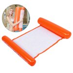 Chaise flottante flottante portative de piscine de hamac pliable de lit d'eau gonflable (orange) Chaise flottante flottante portative de piscine de hamac pliable de lit d'eau gonflable (orange)