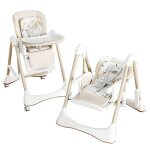 Chaise haute bebe 2 en 1 magic zc chaise haute transat chaise haute evolutive sans bpa jusqu' 30 kg ...
