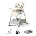 Chaise haute bebe magic zc chaise enfant chaise haute 6 positions de hauteur 3 positions d'inclinaison ...