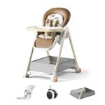 Chaise haute bebe magic zc chaise haute evolutive pliage en un clic 6 positions de hauteur cuir pu jusqu' ...