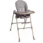 Chaise haute - chicco - polly essential - 0 / 3 ans - gris ash