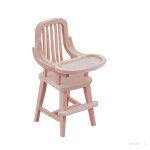 Chaises hautes d�corations en bois 1:12 mod�le de meubles chaise de salle a manger pour maisons de poup�e ...