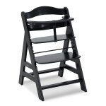 Chaise haute evolutive alpha + 2 en 1 noir - hauck