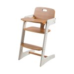 Chaise haute evolutive en bois massif - roba - kid up - blanc / naturel - mixte - 6 mois a 3 ans Chaise haute evolutive en bois massif - roba - kid up - blanc / naturel - mixte - 6 mois a 3 ans