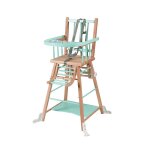 Chaise haute evolutive marcel hybride vert mint - combelle