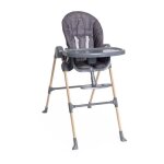 Chaise - haute volutive polly essential coal - gris