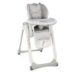 Chaise haute polly 2 start happy silver - chicco Chaise haute polly 2 start happy silver - chicco