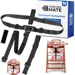 Chaise haute systme de harnais 3 points, 1 set, compatible avec hauck alpha beta, stokke tripp trapp, ...