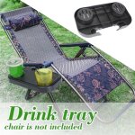 Chaise longue, chaise de djeuner, plateau inclinable, plateau  boissons, plateau portable, accessoires ...