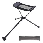 Chaise longue pliante portable, extension de jambe, tabouret de lune, ensemble de chaises de camping, ...