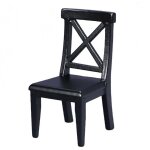 Chaise de maison de poup�e sans d�coloration, accessoires miniatures, fabrication exquise, simulation, ...