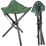 Chaise de p�che(vert) / tabouret de p�che pliable avec fermeture velcro et poign�e de transport. - tr�pied ...