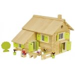 Chalet maison forestiere en rondins de bois et figurines - 240 pieces - jeu construction jeujura - jouet ... Chalet maison forestiere en rondins de bois et figurines - 240 pieces - jeu construction jeujura - jouet ...