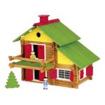 Chalet suisse en bois avec 2 personnages - maison forestiere 175 pieces jeujura - jeu de construction ... Chalet suisse en bois avec 2 personnages - maison forestiere 175 pieces jeujura - jeu de construction ...