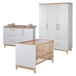 Chambre bébé complète roba caro - lit combiné 70x140 - commode a langer - armoire 3 portes Chambre bébé complète roba caro - lit combiné 70x140 - commode a langer - armoire 3 portes