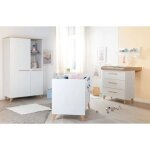 Chambre b�b� compl�te roba - leon - lit 60x120 transformable + commode a langer evolutive + armoire 3 ...