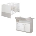 Chambre bébé duo - roba - julia - lit evolutif 70x140 - bicolore Chambre bébé duo - roba - julia - lit evolutif 70x140 - bicolore
