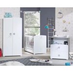 Chambre bébé trio lit bébé 120x60 + commode 2 tiroirs et une niche + armoire 2 portes nao Chambre bébé trio lit bébé 120x60 + commode 2 tiroirs et une niche + armoire 2 portes nao
