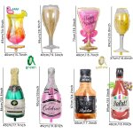 Champagne gonflable 8 pièces bier helium foil ballons géant ballon whisky bière coupe bouteille champagne ... Champagne gonflable 8 pièces bier helium foil ballons géant ballon whisky bière coupe bouteille champagne ...