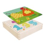 Champignons planche en bois jouet educatif pr�coce cultiver l'imagination champignons color�s bois jeu ...