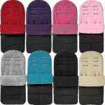 Chancelière universelle premium pour poussettes et landaus - rouge feu Chancelière universelle premium pour poussettes et landaus - rouge feu