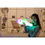Changement de couleur 7 led eclaircir jouet de dauphin en peluche oreiller en peluche veilleuse (bleu, ... Changement de couleur 7 led eclaircir jouet de dauphin en peluche oreiller en peluche veilleuse (bleu, ...