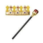 Chapeau d'anniversaire de princesse prince, couronne et septer pour enfants, accessoires de costume de ... Chapeau d'anniversaire de princesse prince, couronne et septer pour enfants, accessoires de costume de ...