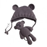 Chapeau pour bébé, ours, lapin, mode, chaud, accessoire de photographie pour nouveau - né, accessoires ... Chapeau pour bébé, ours, lapin, mode, chaud, accessoire de photographie pour nouveau - né, accessoires ...