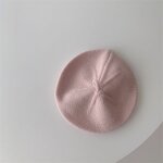 Chapeau bret pour bb fille, chaud, a la mode, pour automne et hiver - type rose - 4 - 36months(46 ...
