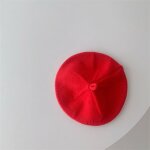 Chapeau bret pour bb fille, chaud, a la mode, pour automne et hiver - type rouge - 4 - 36months(46 ...