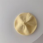 Chapeau bret pour bb fille, chaud, a la mode, pour automne et hiver - type yellow - 4 - 36months(46 ...