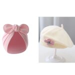 Chapeau bret fleur pour bb fille, bonnet chaud pour bb, tout - petit coren, casquettes de peintre ...