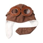 Chapeaux de bombardier pour bb garon et fille, casquette de pilote pour enfants, chapeaux chauds a ...