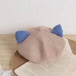 Chapeau chaud pour bb, 1 pice, bonnet en tricot pour enfant, fille et garon, collection hiver 2021 ...