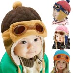 Chapeau chaud pour bébés, casquette cool en coton, pilote mignon, bonnet pour enfants, cadeaux de noël, ... Chapeau chaud pour bébés, casquette cool en coton, pilote mignon, bonnet pour enfants, cadeaux de noël, ...