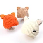 Chapeau chaud pour bb, protection des oreilles, coupe - vent, en peluche, en laine, pour enfants de ...