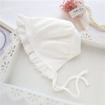 Chapeau en dentelle pour nouveau - n, en coton, doux, princesse, printemps, automne, mignon, bonnet, ...