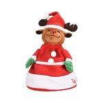 Chapeau electrique de noël pour enfants, jouet en peluche, lumineux, cadeau de noël Chapeau electrique de noël pour enfants, jouet en peluche, lumineux, cadeau de noël