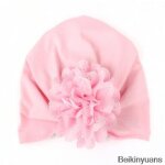Chapeaux pour enfants, produits chauds pour b�b� automne et hiver, chapeau creux a fleurs nou�es, boh�mien ...