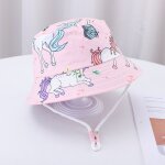 Chapeau d't en coton pour bb garon et fille, protection uv, casquette de soleil pour enfants, panama, ...