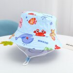 Chapeau d't en coton pour bb garon et fille, protection uv, casquette de soleil pour enfants, panama, ...