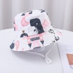 Chapeau d't en coton pour bb garon et fille, protection uv, casquette de soleil pour enfants, panama, ...