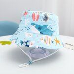 Chapeau d't en coton pour bb garon et fille, protection uv, casquette de soleil pour enfants, panama, ...