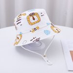 Chapeau d't en coton pour bb garon et fille, protection uv, casquette de soleil pour enfants, panama, ...