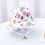 Chapeau d't en coton pour bb garon et fille, protection uv, casquette de soleil pour enfants, panama, ...