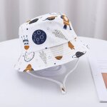 Chapeau d't en coton pour bb garon et fille, protection uv, casquette de soleil pour enfants, panama, ...