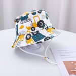 Chapeau d't en coton pour bb garon et fille, protection uv, casquette de soleil pour enfants, panama, ...