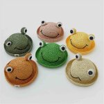 Chapeau d't pour enfants, 6 couleurs, dessin anim grenouille, fait a la main, chapeau de paille pour ...