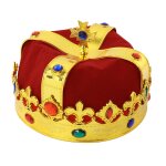 Chapeau de fte d'anniversaire pour enfants, en plastique, casquette de luxe, imitation diamant, reine, ...